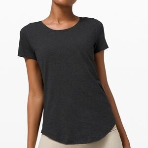 lululemon athletica Dark Gray/Charcoal Love Crew Tee